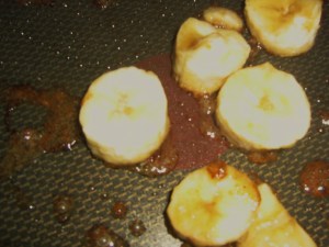 carmelized bananas